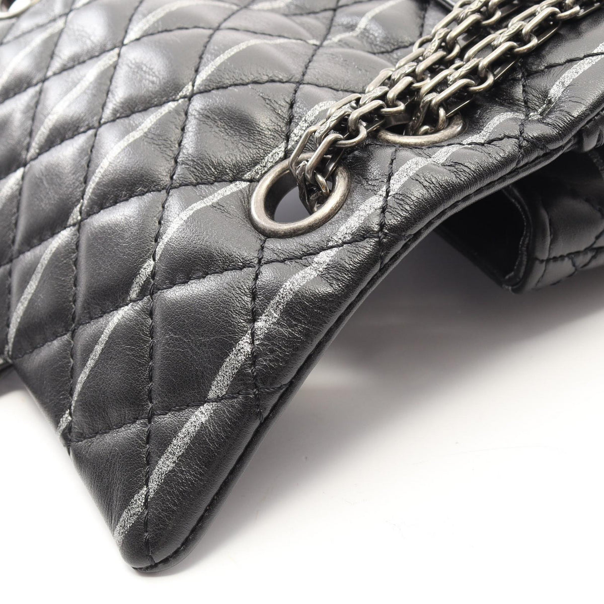 CHANEL 2.55 Mini Matelasse Bag Black