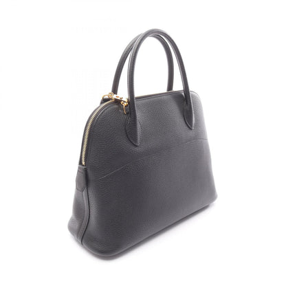 HERMES Bolide 31 Black Clemence Handbag