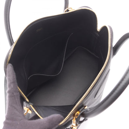 HERMES Bolide 31 Black Clemence Handbag