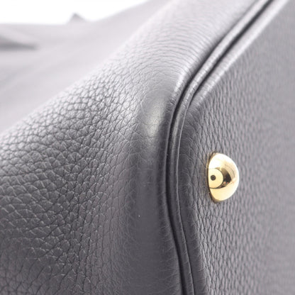 HERMES Bolide 31 Black Clemence Handbag