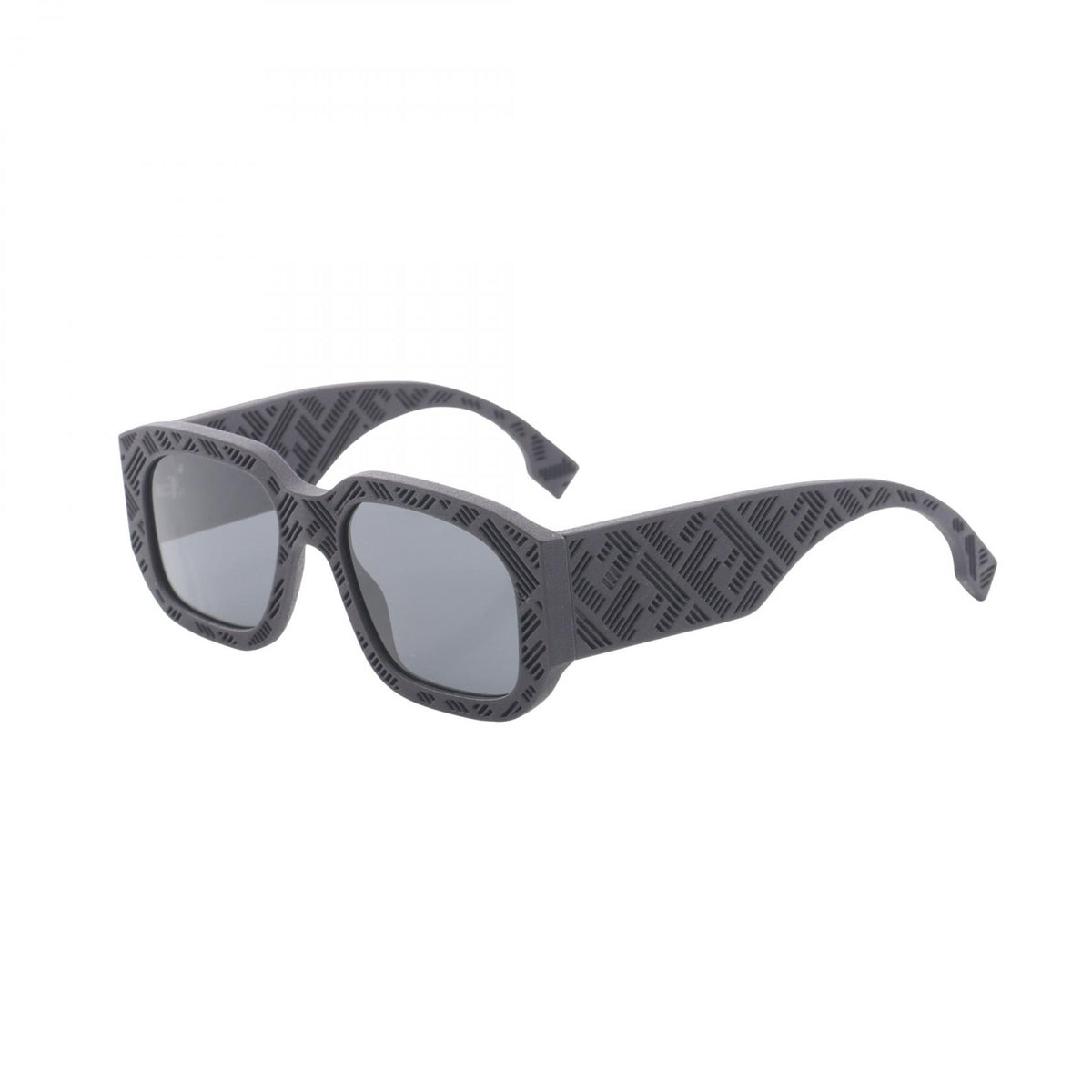 FENDI FF Pattern Plastic Sunglasses Black