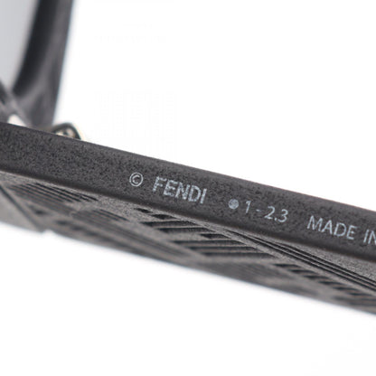 FENDI FF Pattern Plastic Sunglasses Black