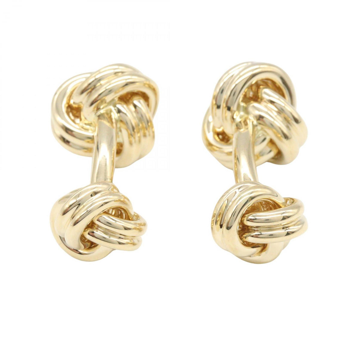 TIFFANY&CO Knot Twist K18 Gold Cufflinks