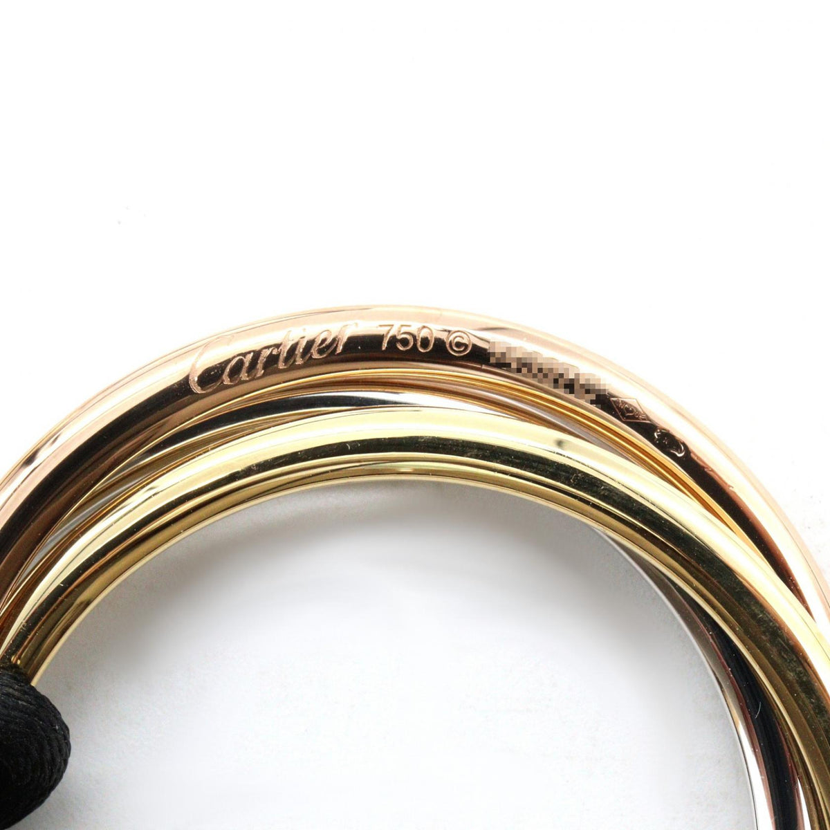 CARTIER Trinity Diamond K18 Gold Necklace