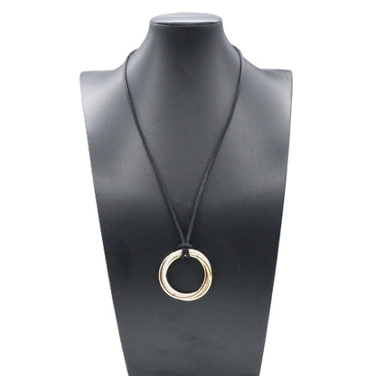 CARTIER Trinity Diamond K18 Gold Necklace