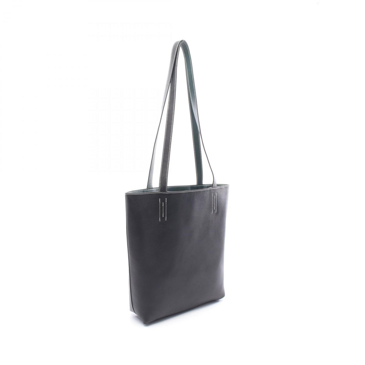HERMES Neo Double Sens 35 Vert Tote Bag