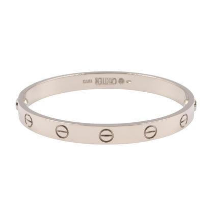 CARTIER Love Bracelet K18WG Size 16