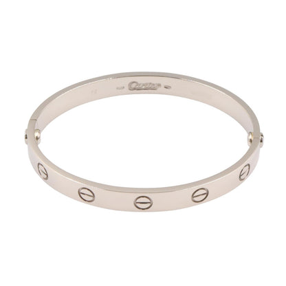 CARTIER Love Bracelet K18WG Size 16