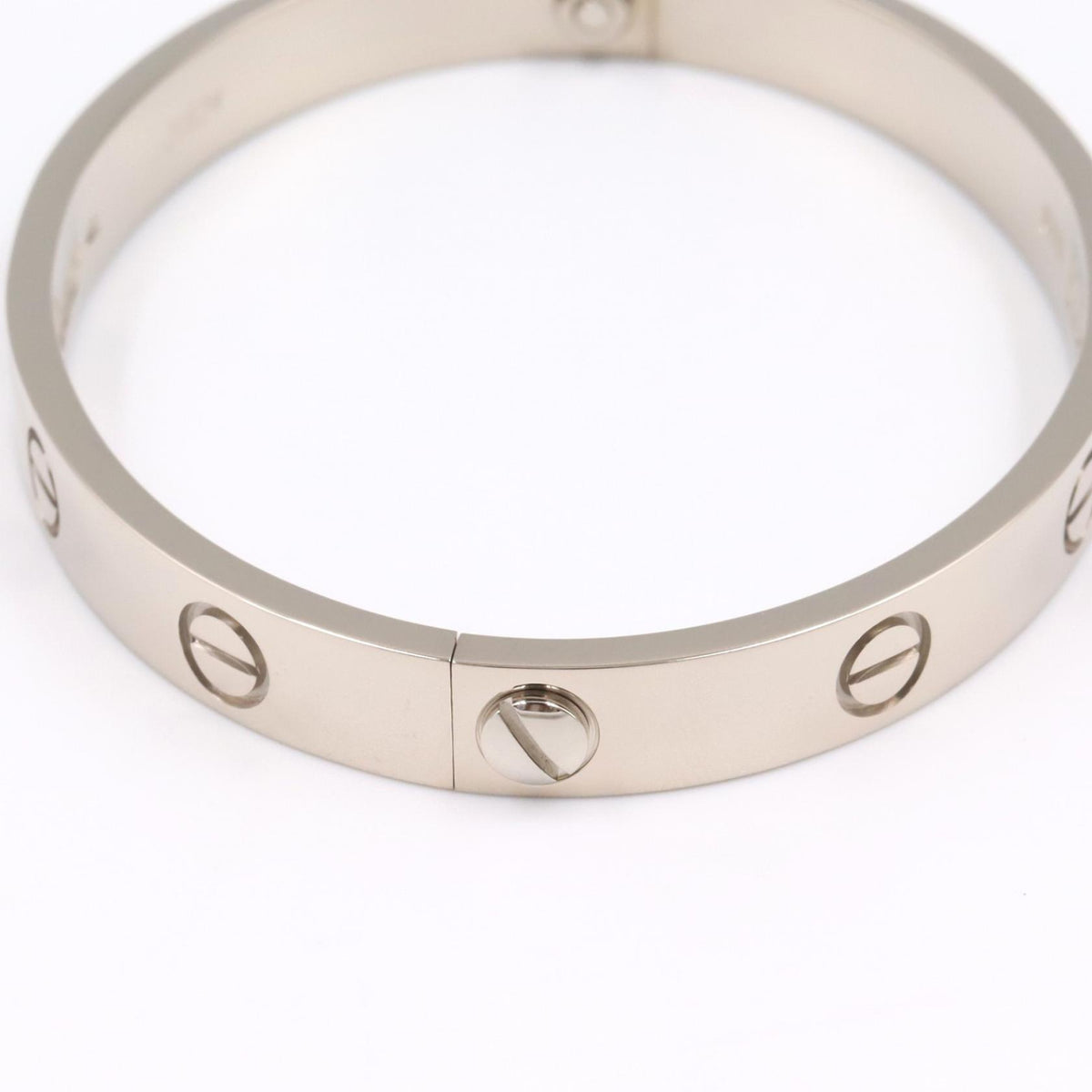 CARTIER Love Bracelet K18WG Size 16