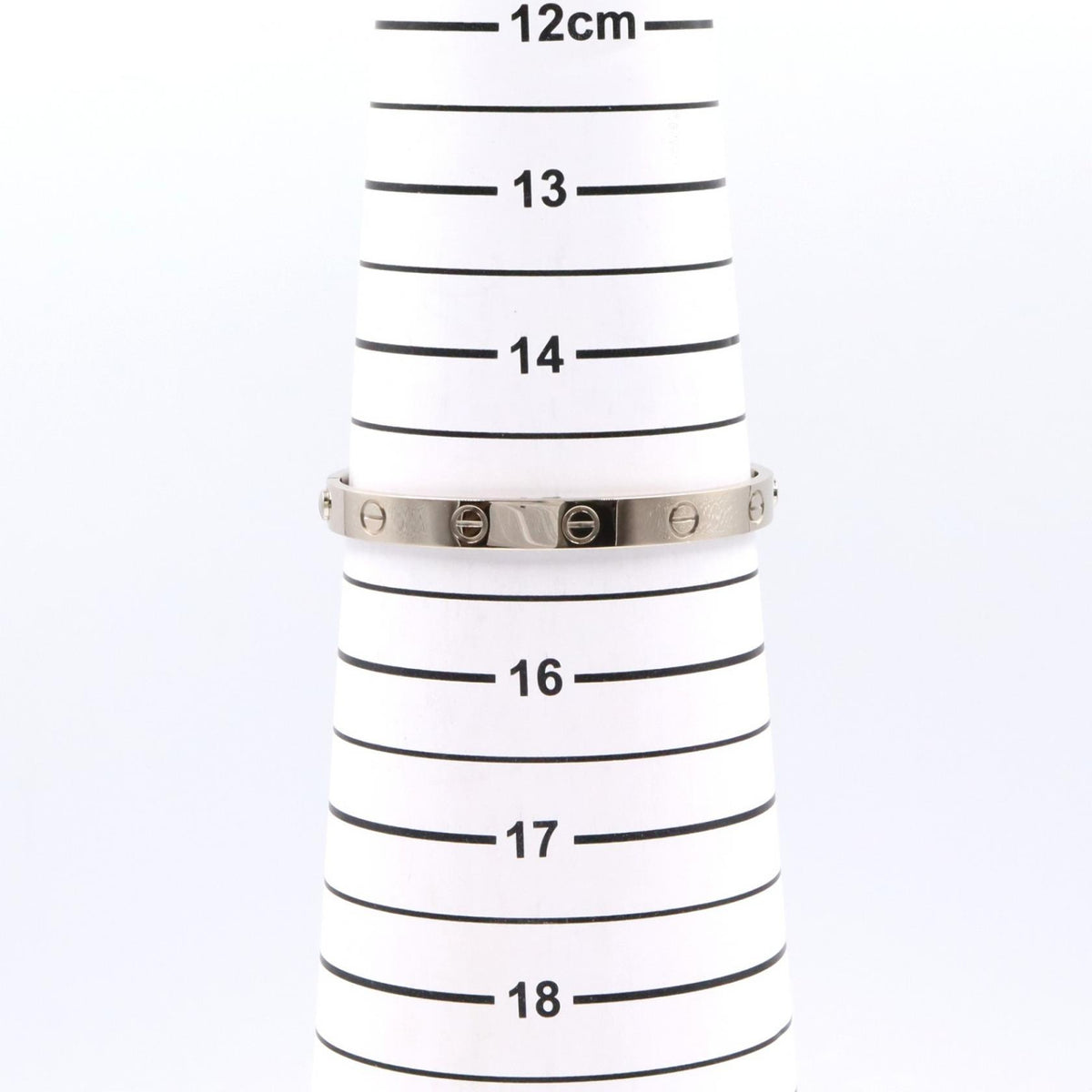 CARTIER Love Bracelet K18WG Size 16