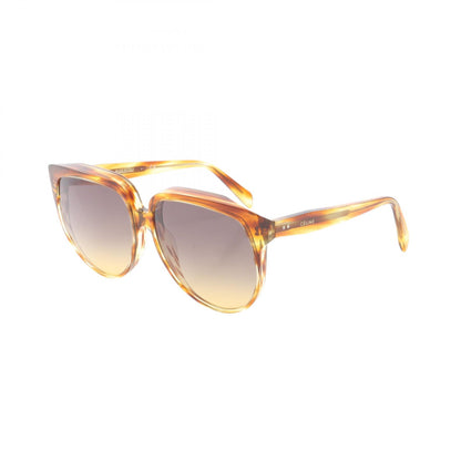 CELINE Plastic Sunglasses Brown