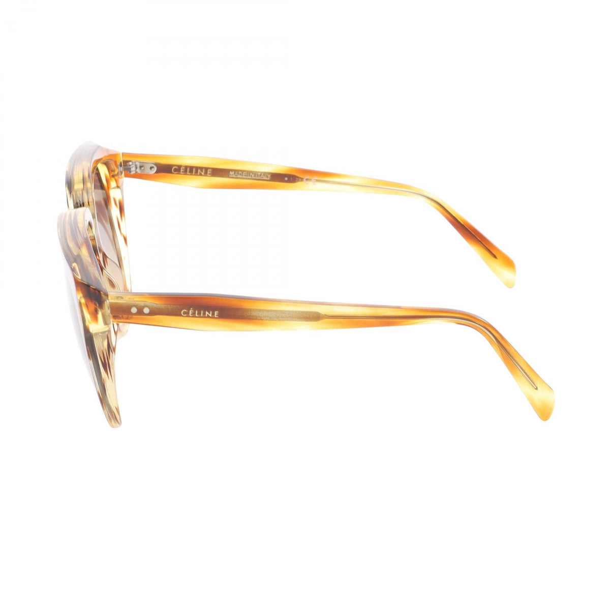 CELINE Plastic Sunglasses Brown