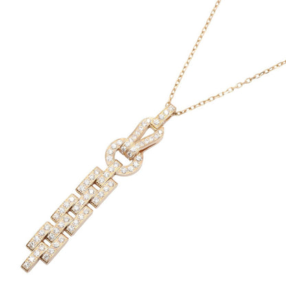 CARTIER Agrafe Diamond K18 Gold Necklace