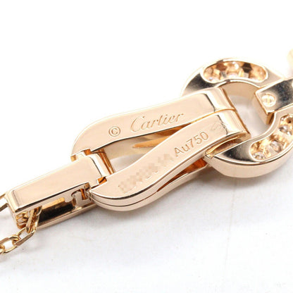 CARTIER Agrafe Diamond K18 Gold Necklace