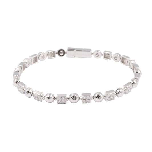 BVLGARI Lucia Diamond K18WG Bracelet