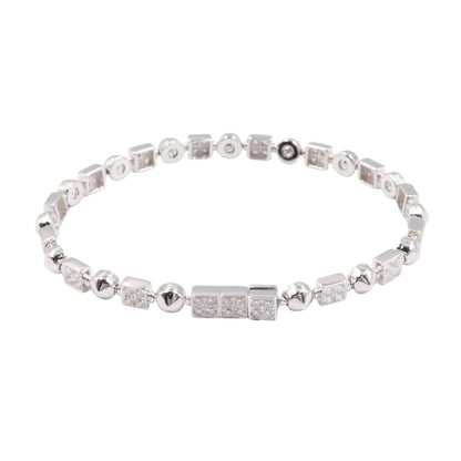 BVLGARI Lucia Diamond K18WG Bracelet