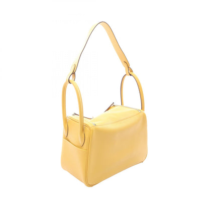 HERMES Lindy 26 Yellow Shoulder Bag