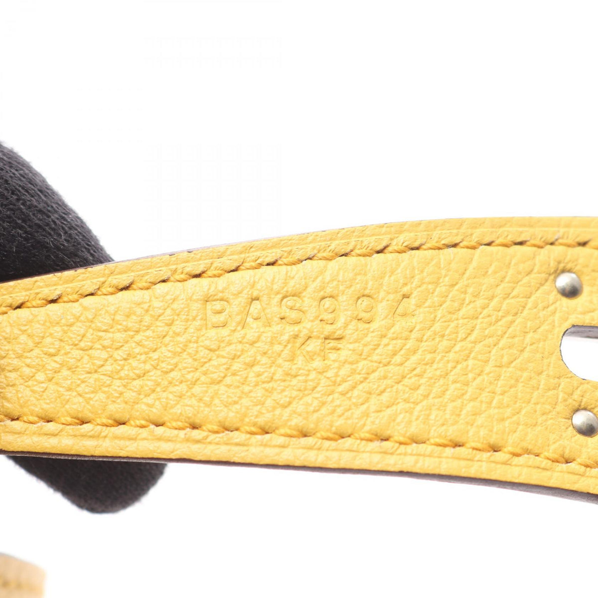 HERMES Lindy 26 Yellow Shoulder Bag