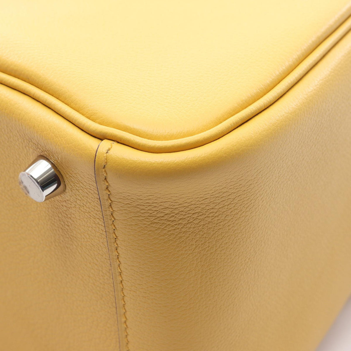 HERMES Lindy 26 Yellow Shoulder Bag