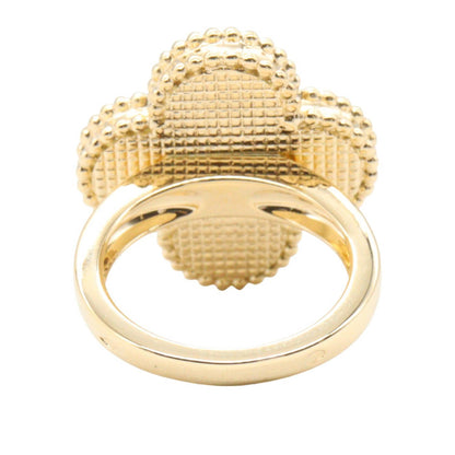 Van Cleef & Arpels Magic Alhambra Malachite Ring Size JP 7.5