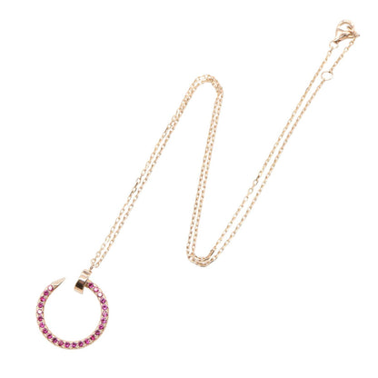 CARTIER Juste un Clou Ruby K18PG Necklace