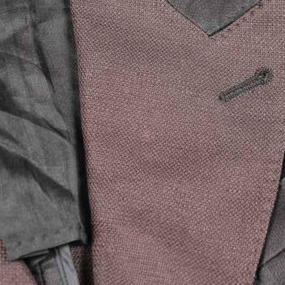 DOLCE & GABBANA Silk Blazer Brown Size 48