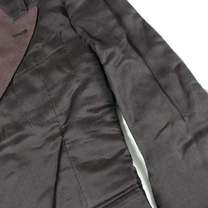 DOLCE & GABBANA Silk Blazer Brown Size 48
