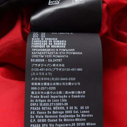 PRADA Down Jacket Red Cotton Size 36