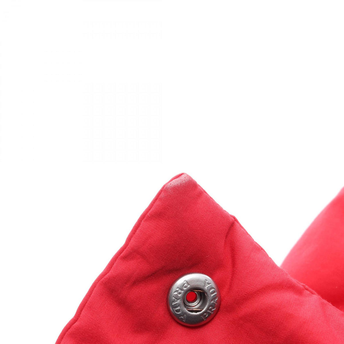 PRADA Down Jacket Red Cotton Size 36