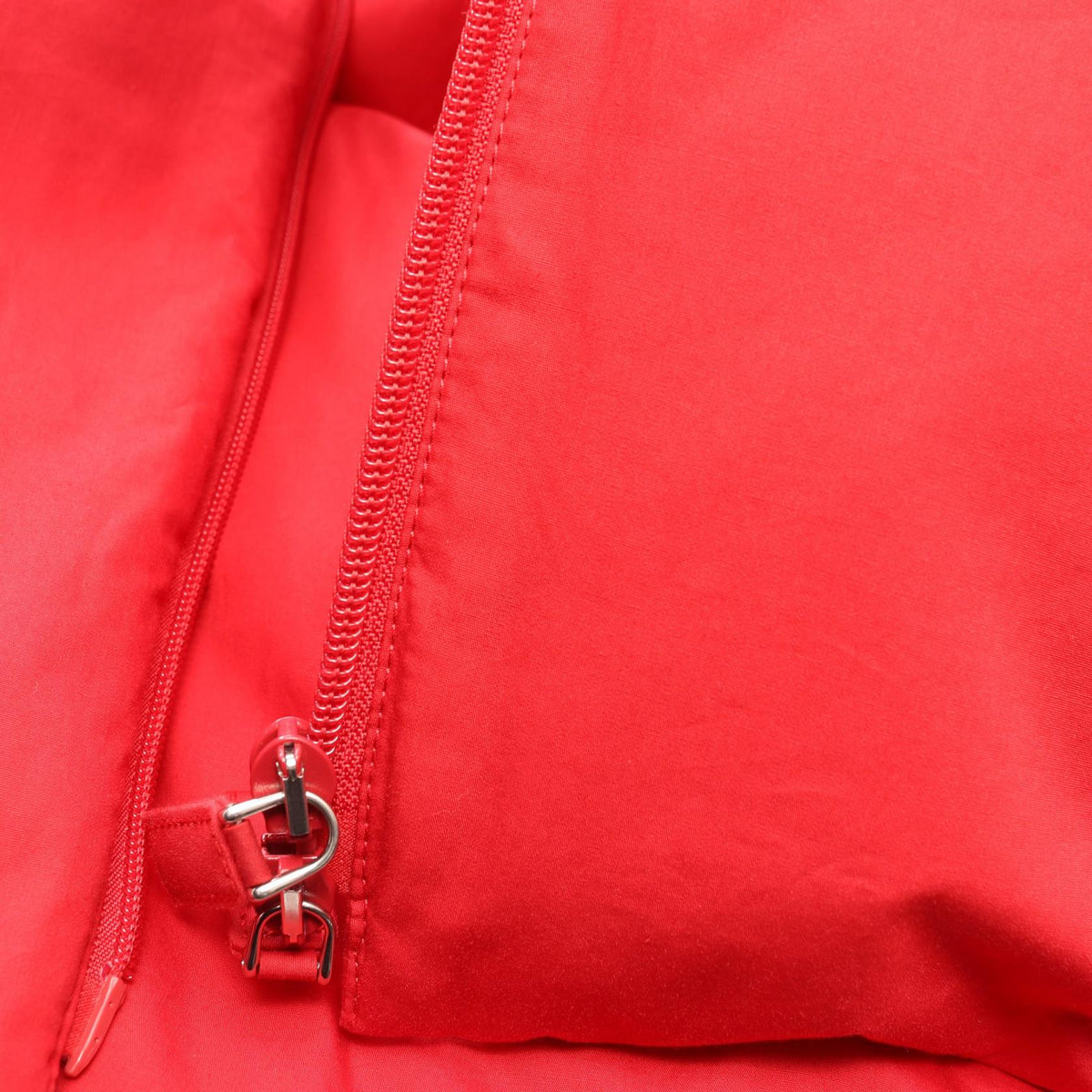 PRADA Down Jacket Red Cotton Size 36