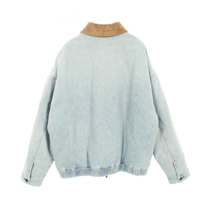 Miu Miu Denim Jacket Blue Cotton Size 38
