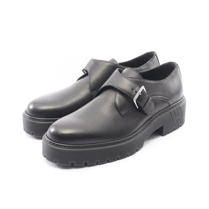 HERMES Happen Leather Derby Shoes Size EU 43
