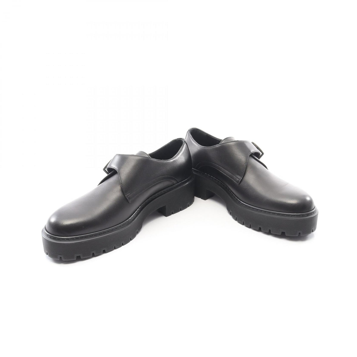 HERMES Happen Leather Derby Shoes Size EU 43