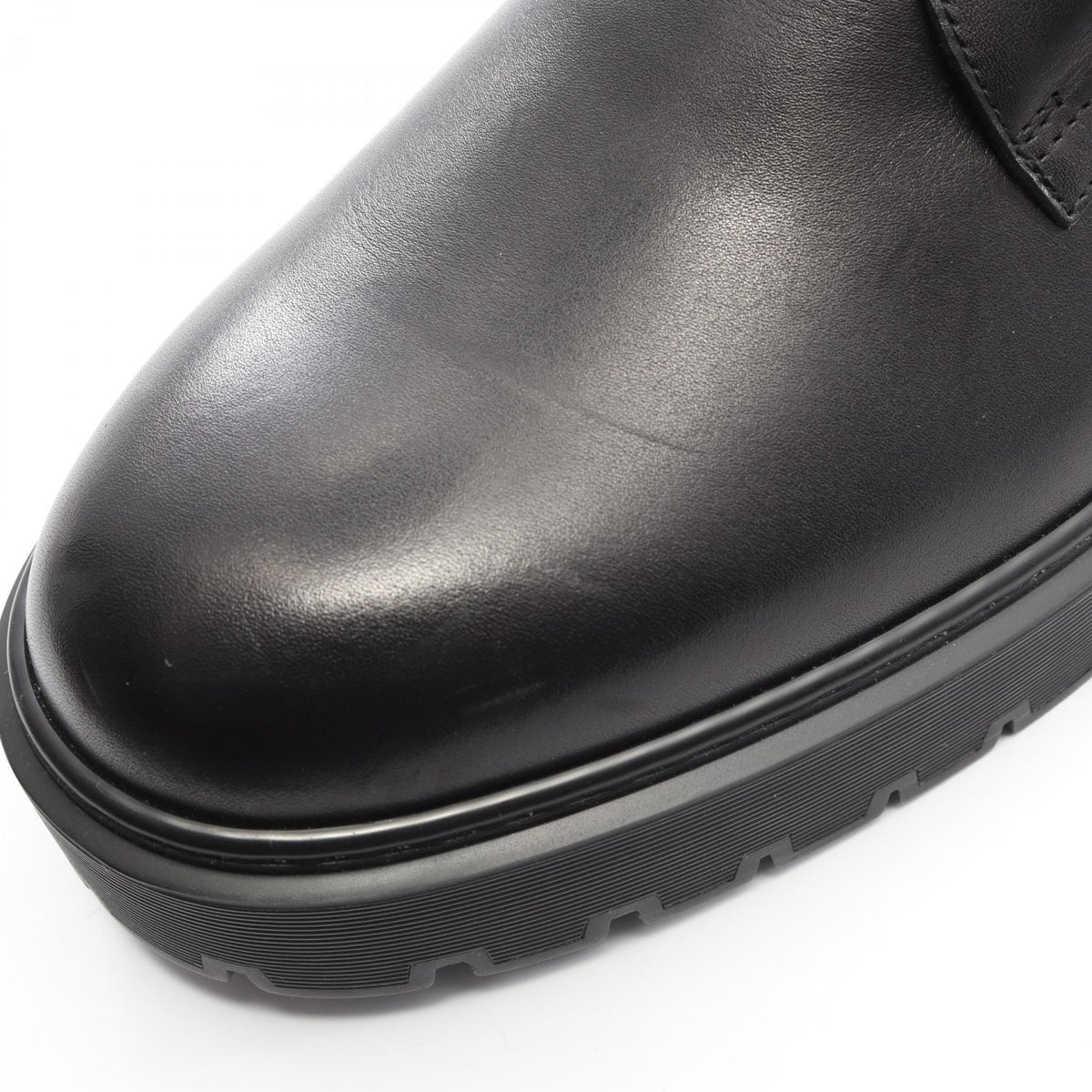 HERMES Happen Leather Derby Shoes Size EU 43
