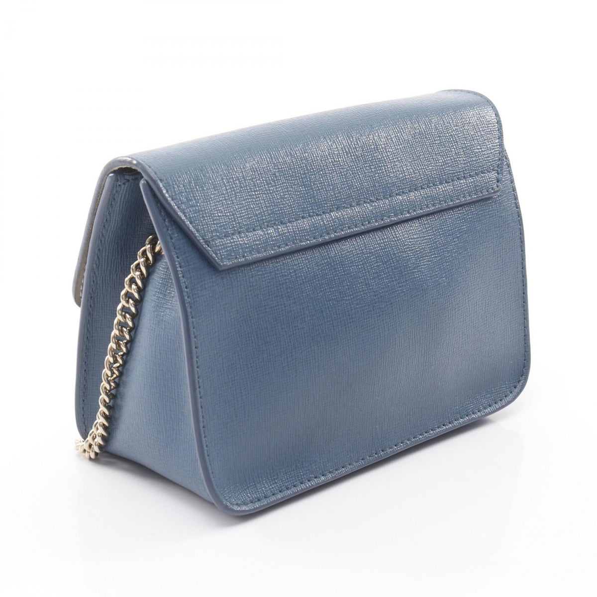 Furla Metropolis Mini Leather Bag Blue
