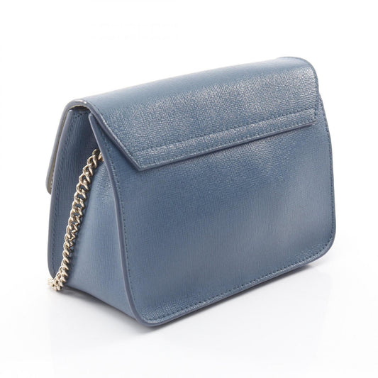 Furla Metropolis Mini Leather Bag Blue
