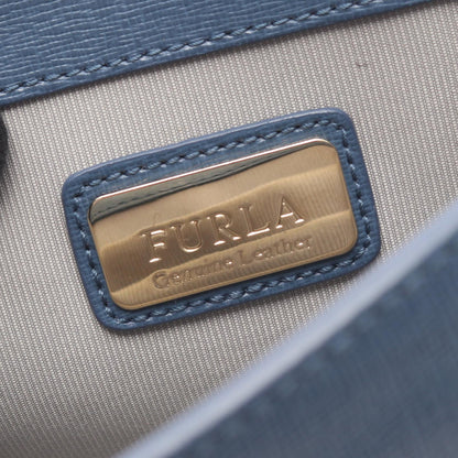 Furla Metropolis Mini Leather Bag Blue