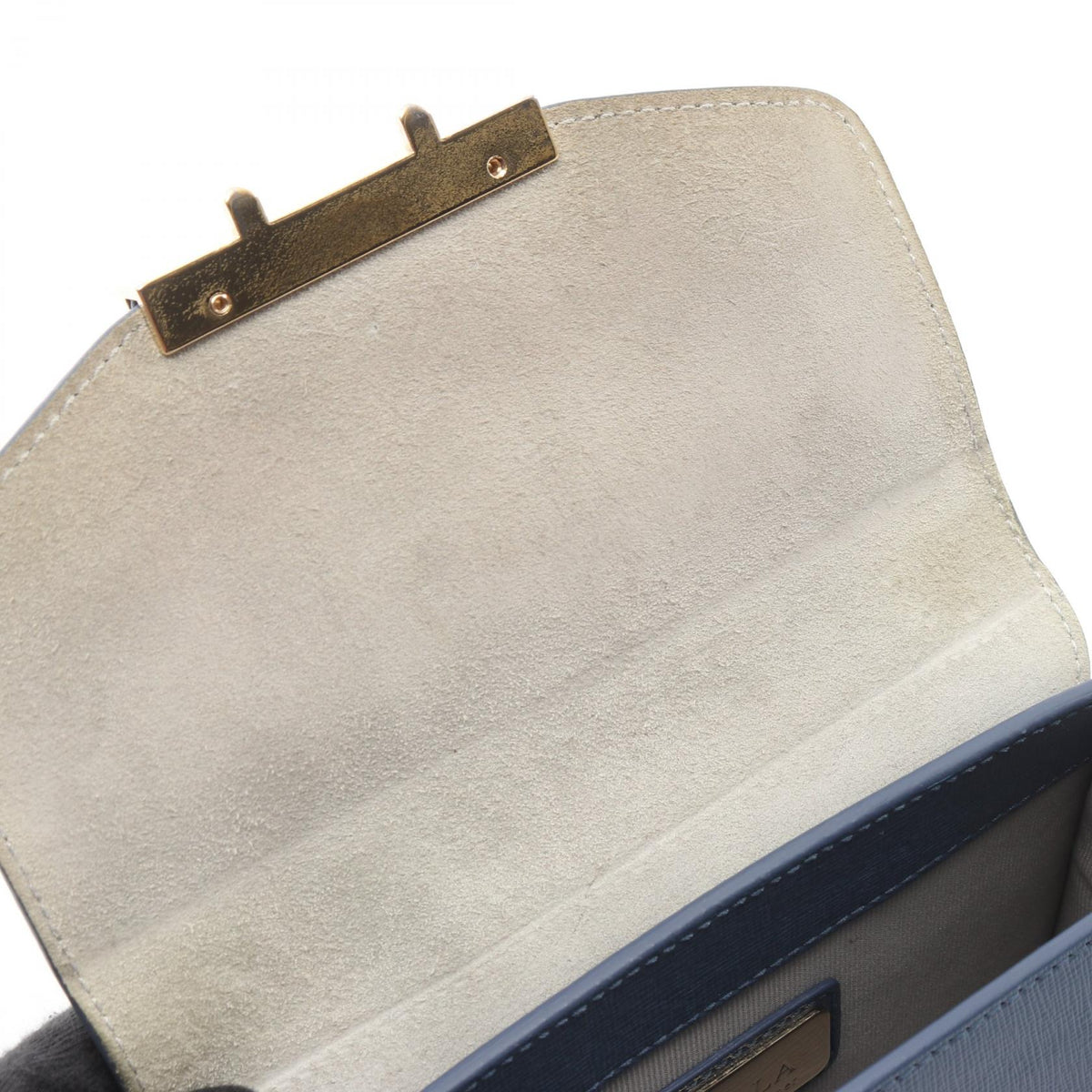 Furla Metropolis Mini Leather Bag Blue