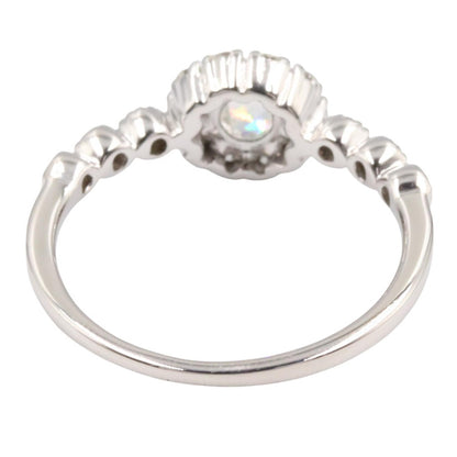 JEWELRY K18WG Diamond Ring Size JP 10.5