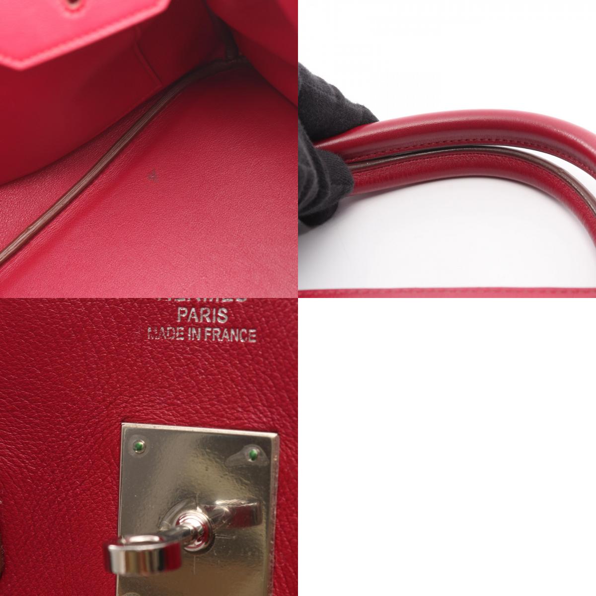 HERMES Birkin 35 Veau Swift Handbag Ruby
