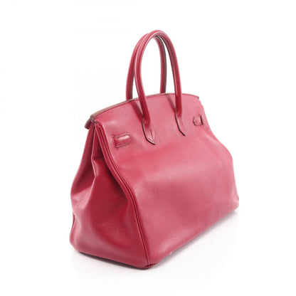 HERMES Birkin 35 Veau Swift Handbag Ruby