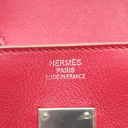 HERMES Birkin 35 Veau Swift Handbag Ruby