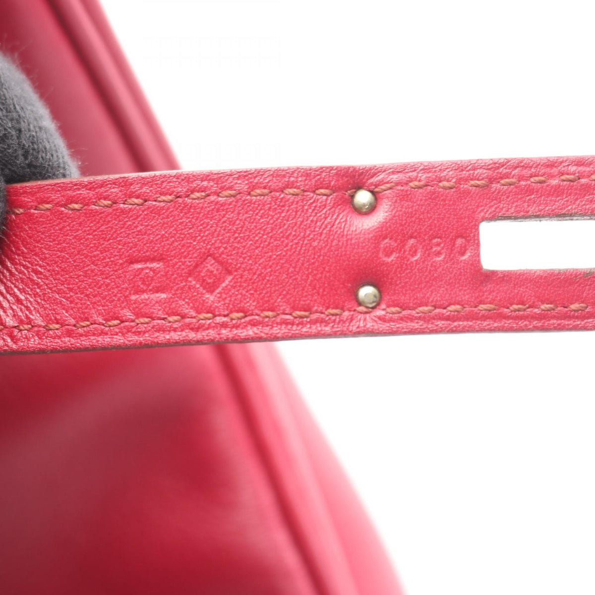 HERMES Birkin 35 Veau Swift Handbag Ruby