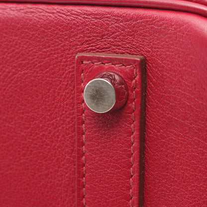 HERMES Birkin 35 Veau Swift Handbag Ruby