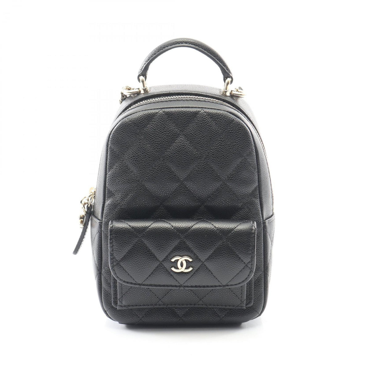 CHANEL Matelassé Caviar Skin Backpack