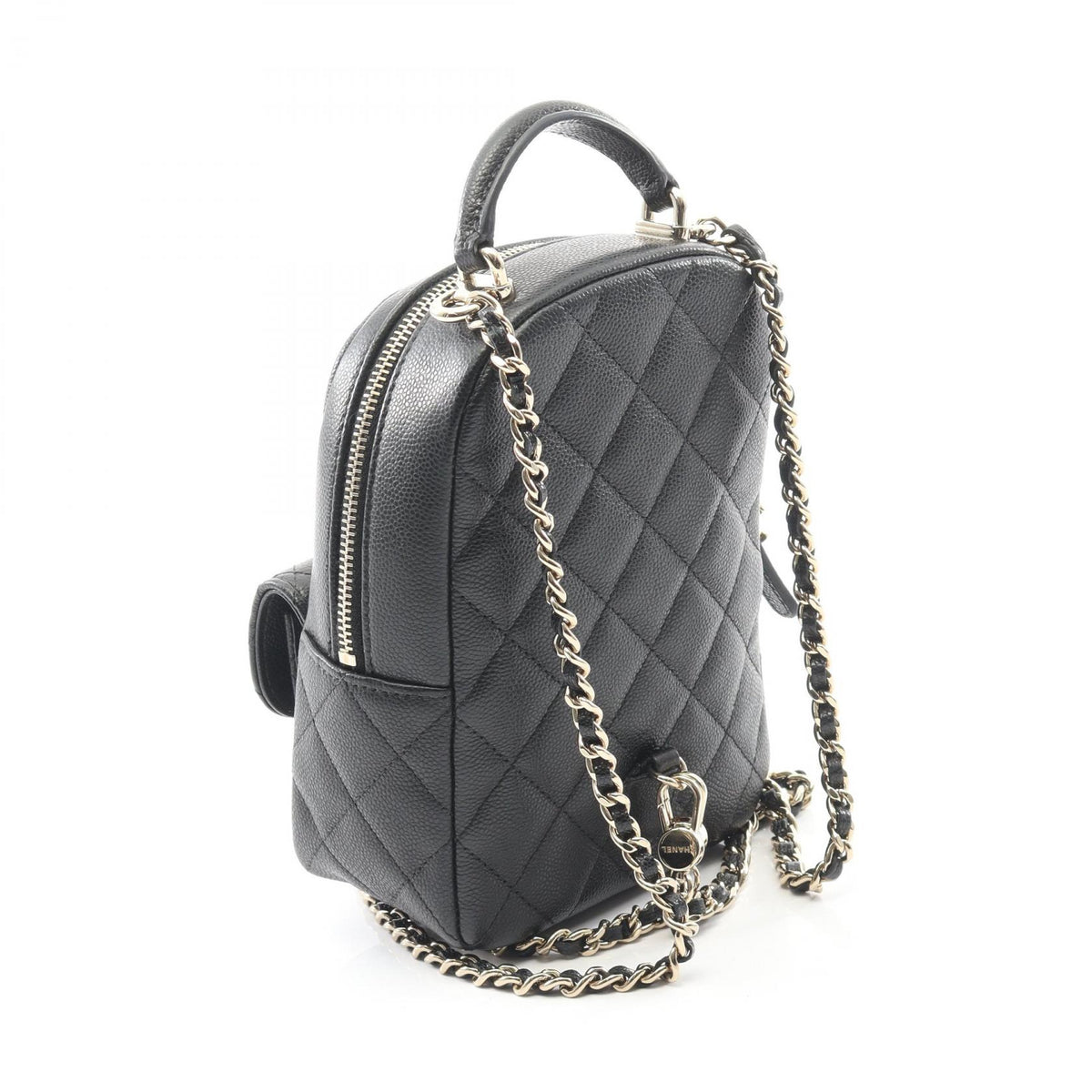 CHANEL Matelassé Caviar Skin Backpack