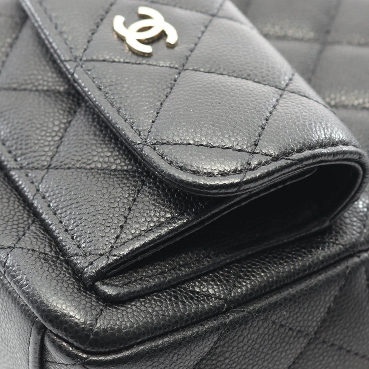 CHANEL Matelassé Caviar Skin Backpack
