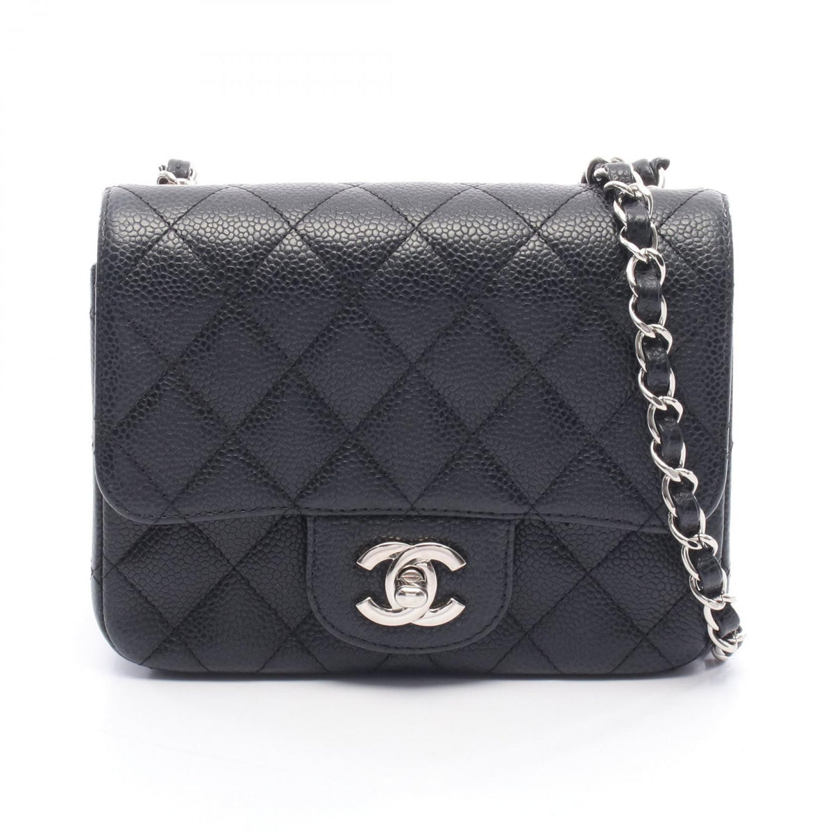 CHANEL Mini Matelassé Calf Leather Shoulder Bag