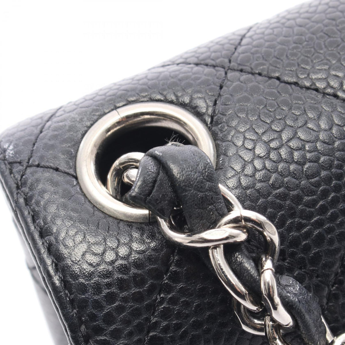 CHANEL Mini Matelassé Calf Leather Shoulder Bag