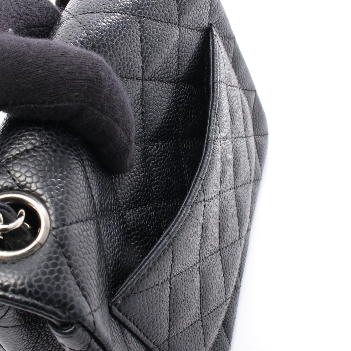 CHANEL Mini Matelassé Calf Leather Shoulder Bag